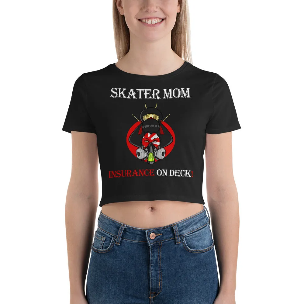Urban Ninja "Skater Mom" Women’s Crop Tee