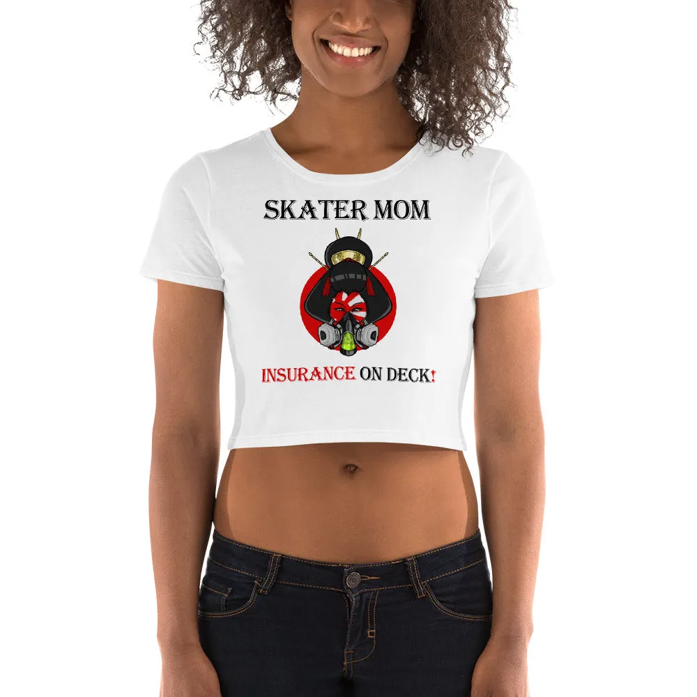 Urban Ninja "Skater Mom" Women’s Crop Tee