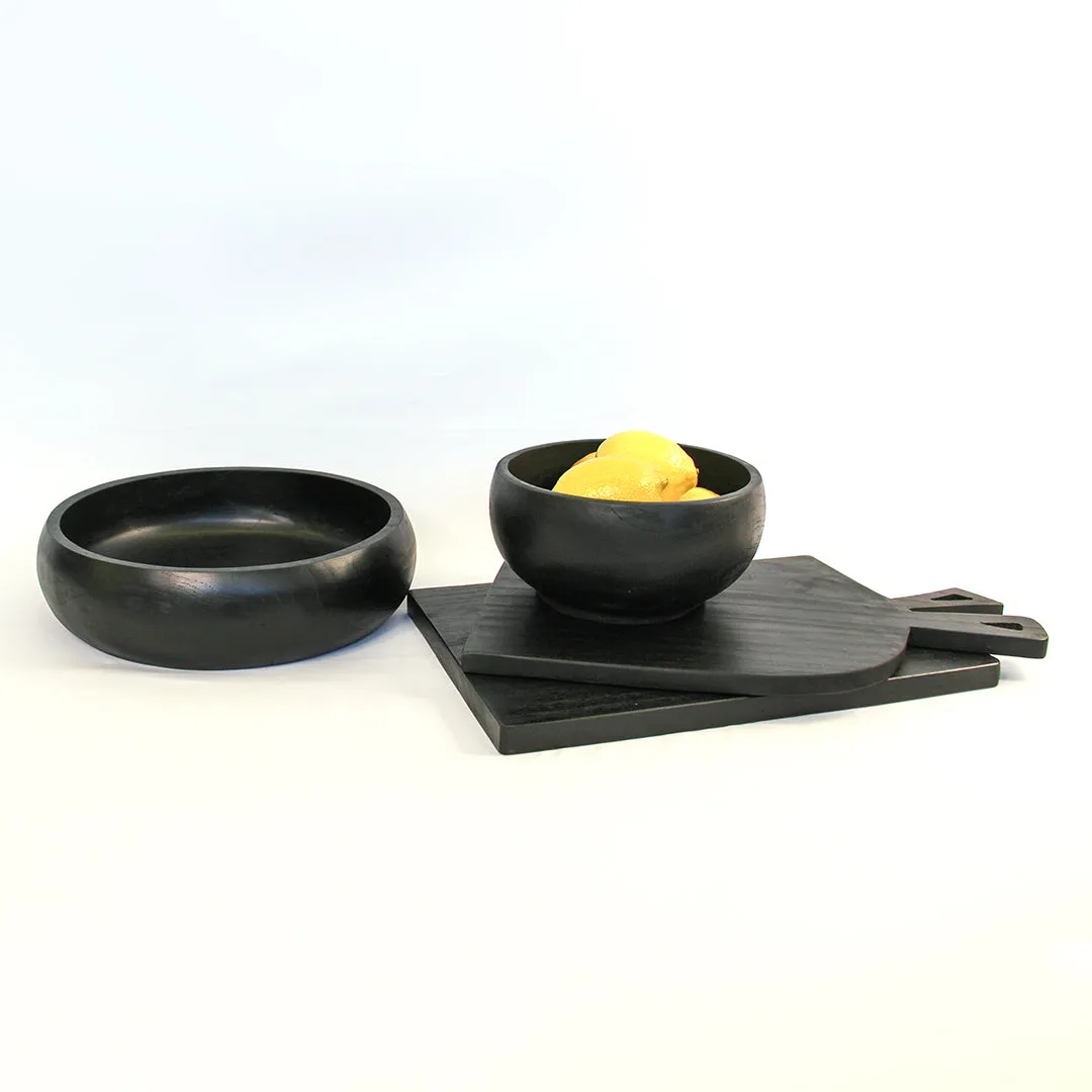 Urban Oasis Kari Teak Serving Board Black Large