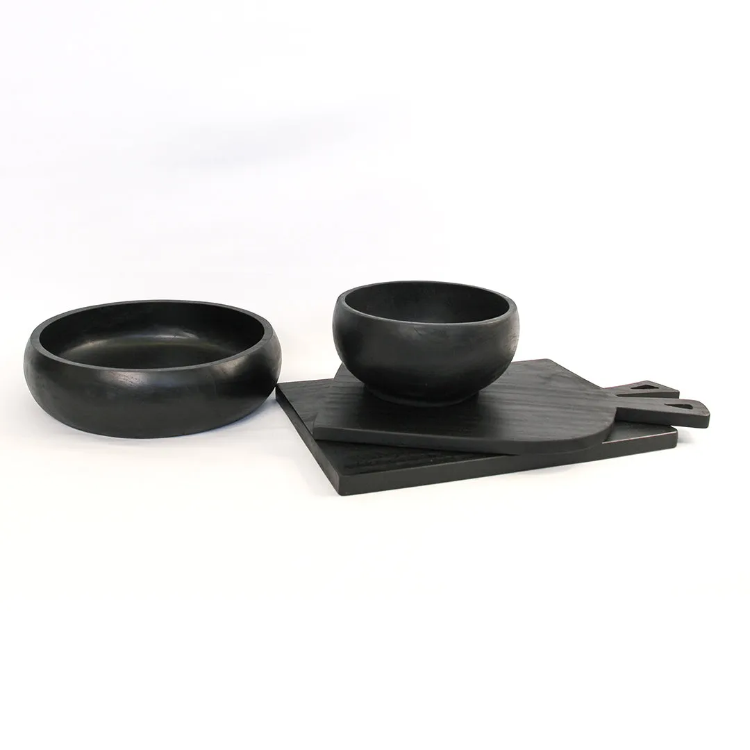 Urban Oasis Kari Teak Serving Board Black Large