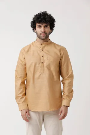 Urban - Sandal Short Kurta for Men | Uathayam