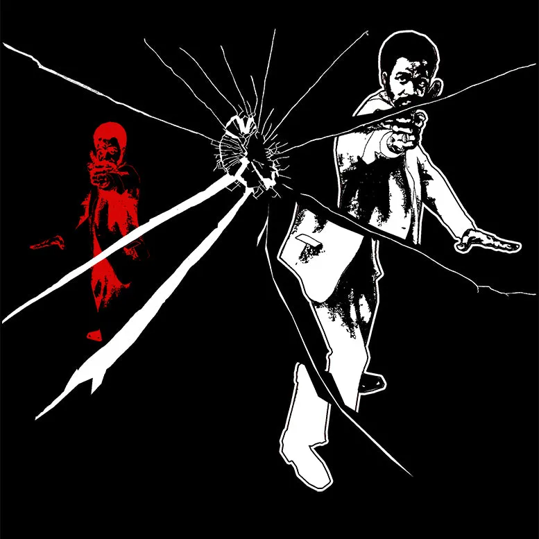 US Brand X Future Retro Blaxploitation Bad Mutha Official Men's T-shirt (Black)