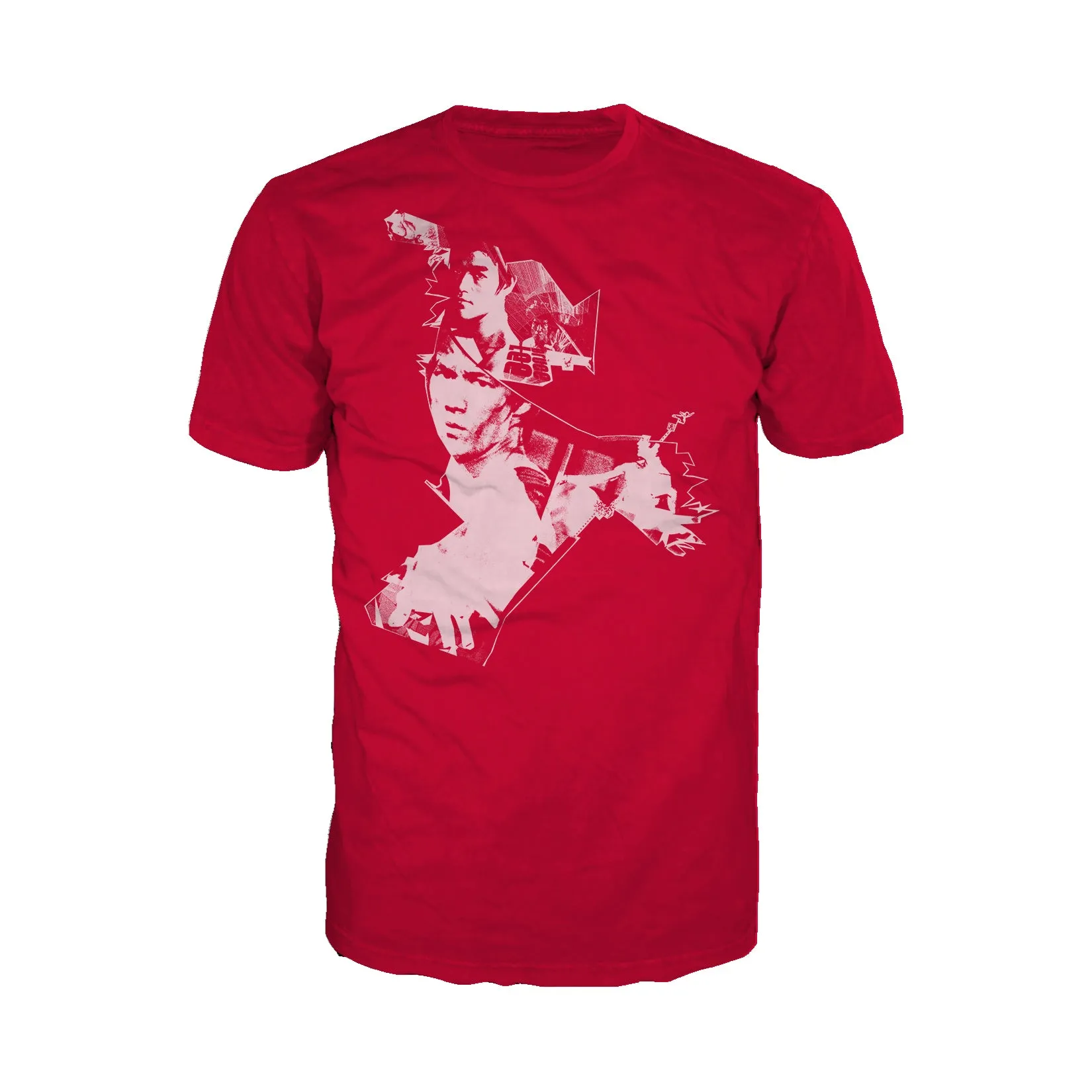US Brand X Future Retro Dragon Game Official Men's T-shirt (Red)