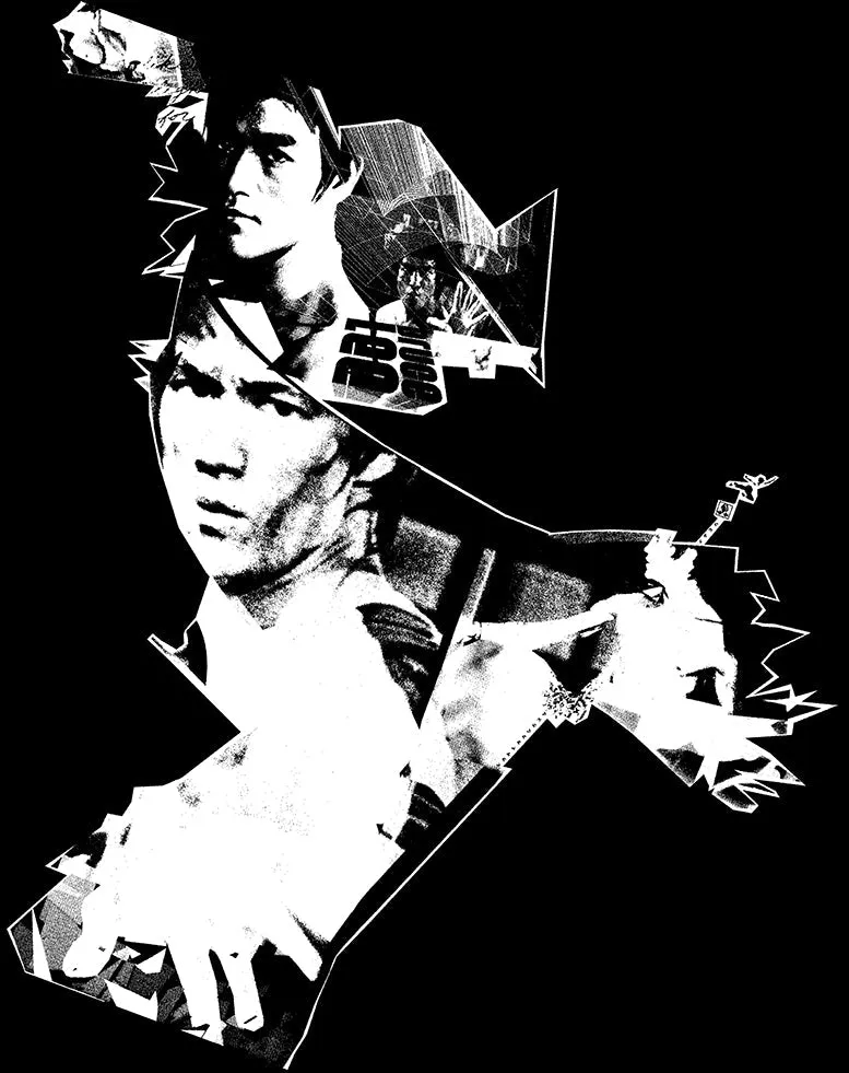 US Brand X Future Retro Dragon Game Official Women's T-shirt (Black)