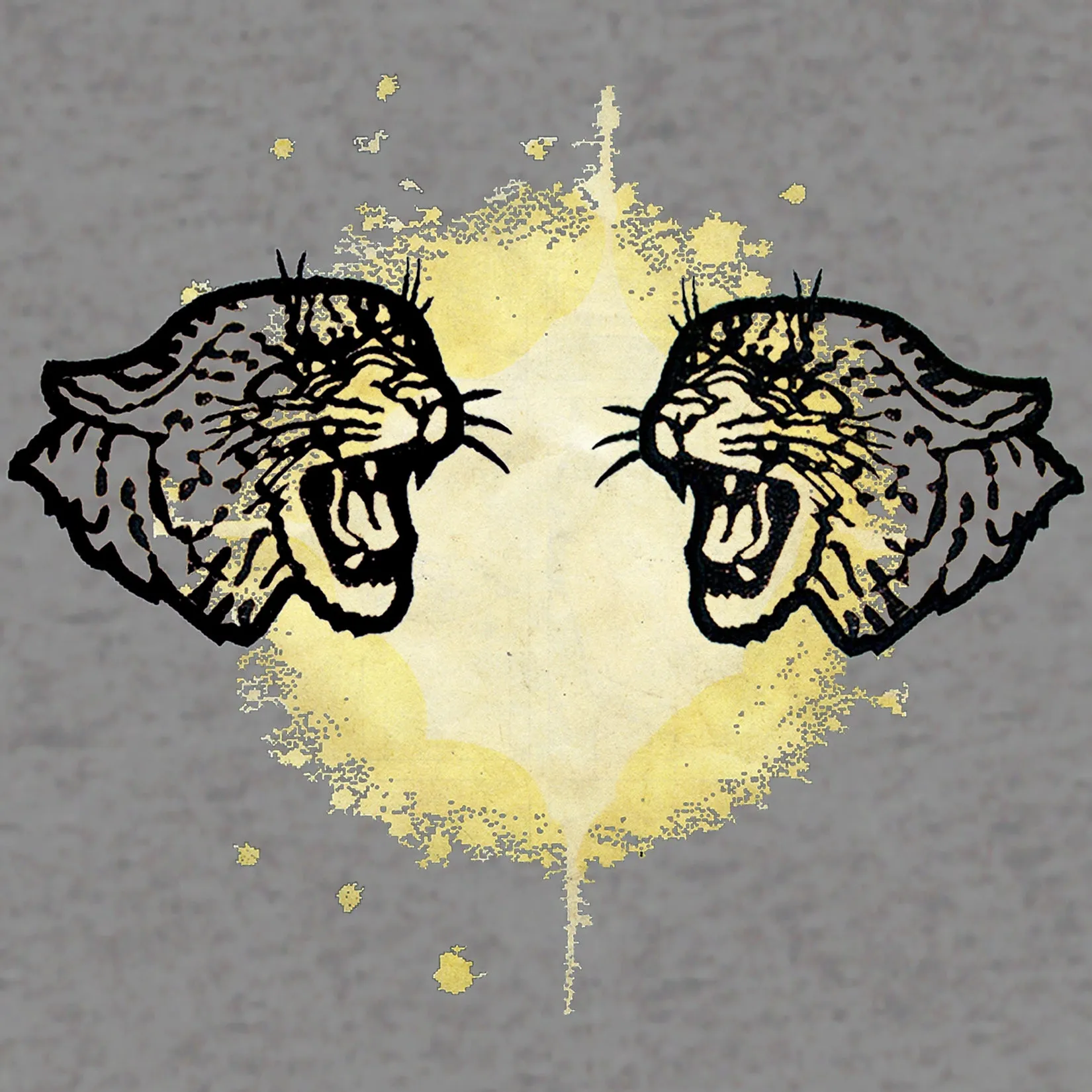 US Brand X Old's Kool Leopard Mirror Official Men's T-Shirt (Heather Grey)