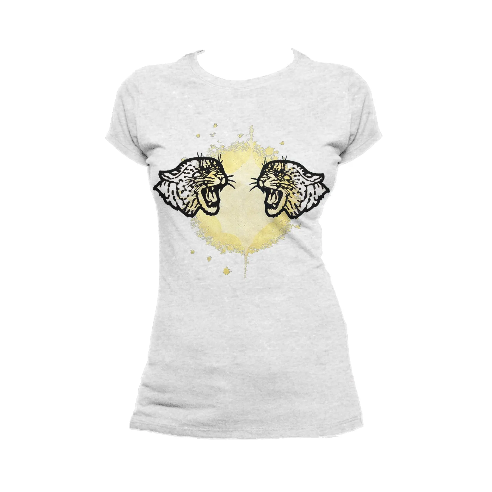 US Brand X Old's Kool Leopard Mirror Official Women's T-Shirt (Heather Grey)