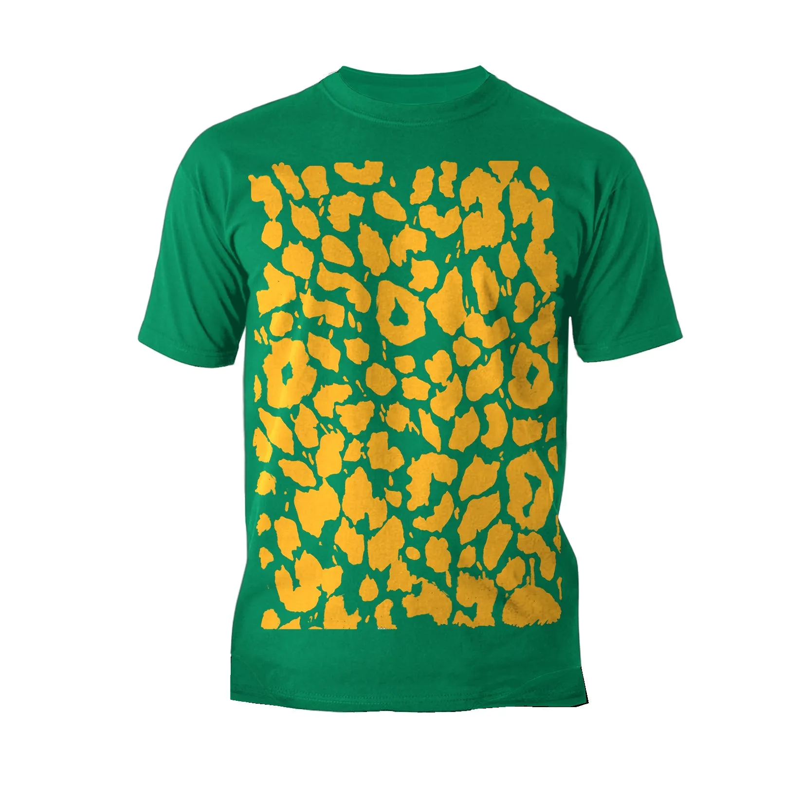 US Brand X Old's Kool Leopard Print Official Men's T-Shirt (Green)