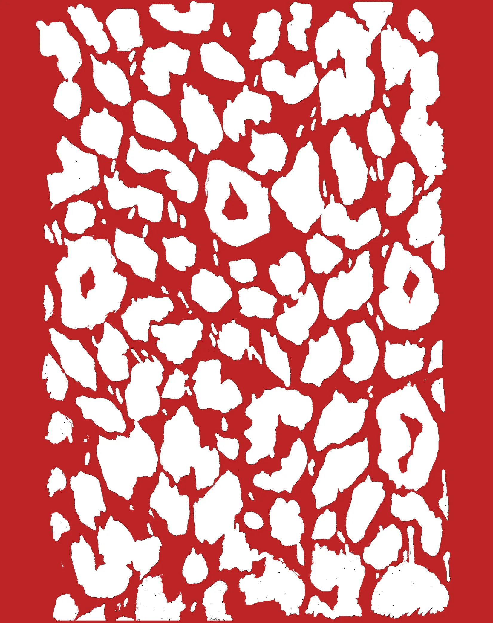 US Brand X Old's Kool Leopard Print Official Men's T-Shirt (Red)