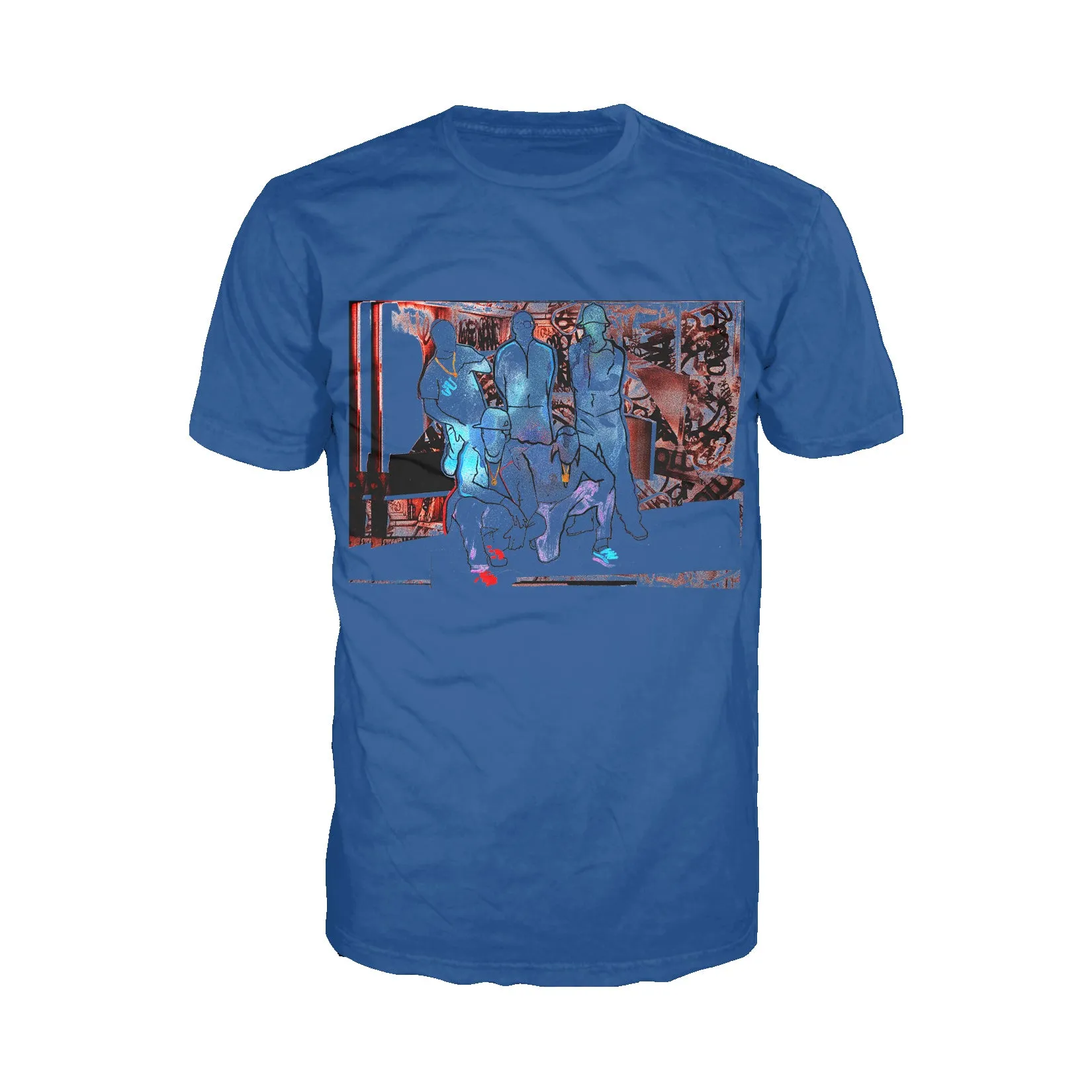 US Brand X Old's Kool Posse Official Men's T-Shirt (Blue)