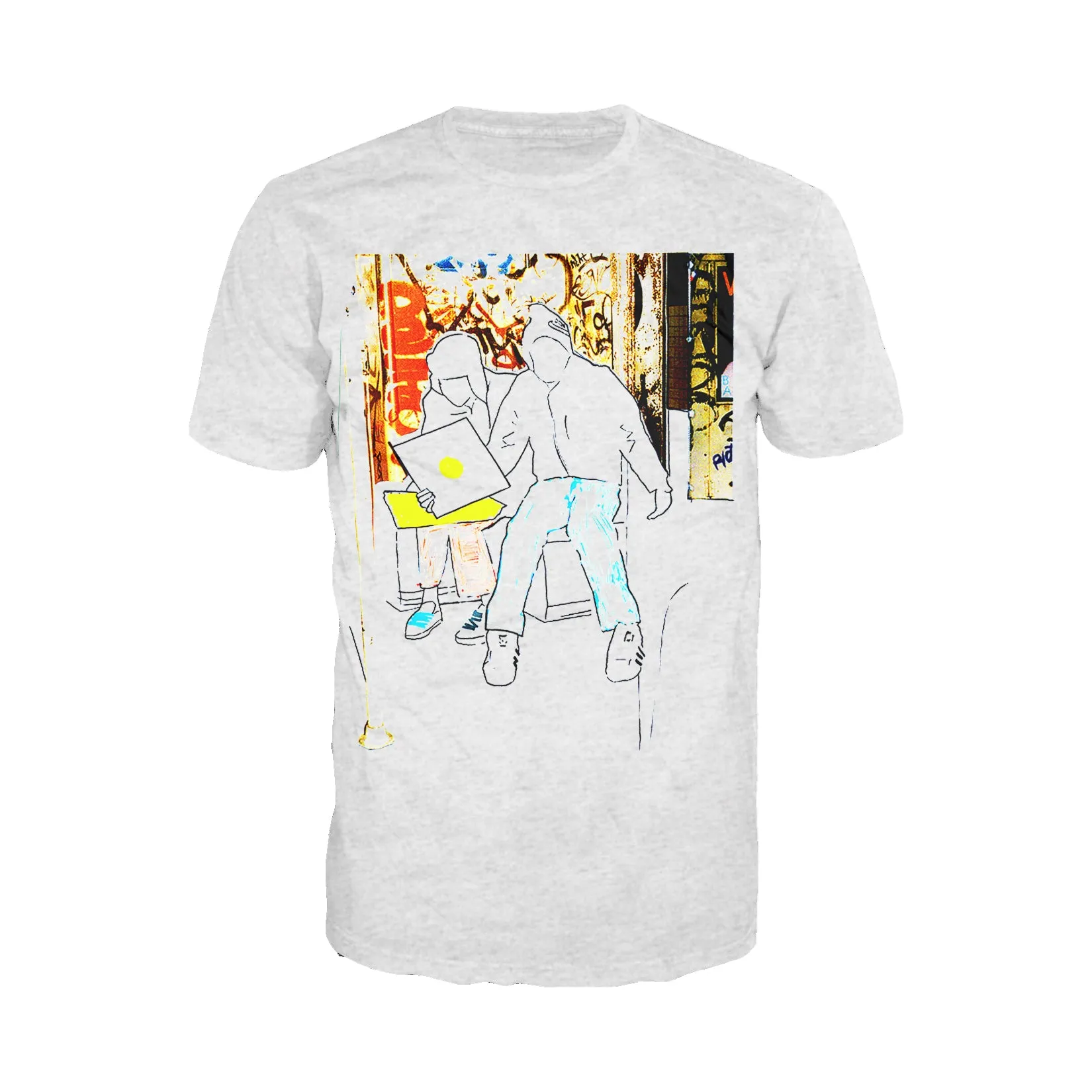 US Brand X Old's Kool Record Shopping Official Men's T-Shirt (Heather Grey)