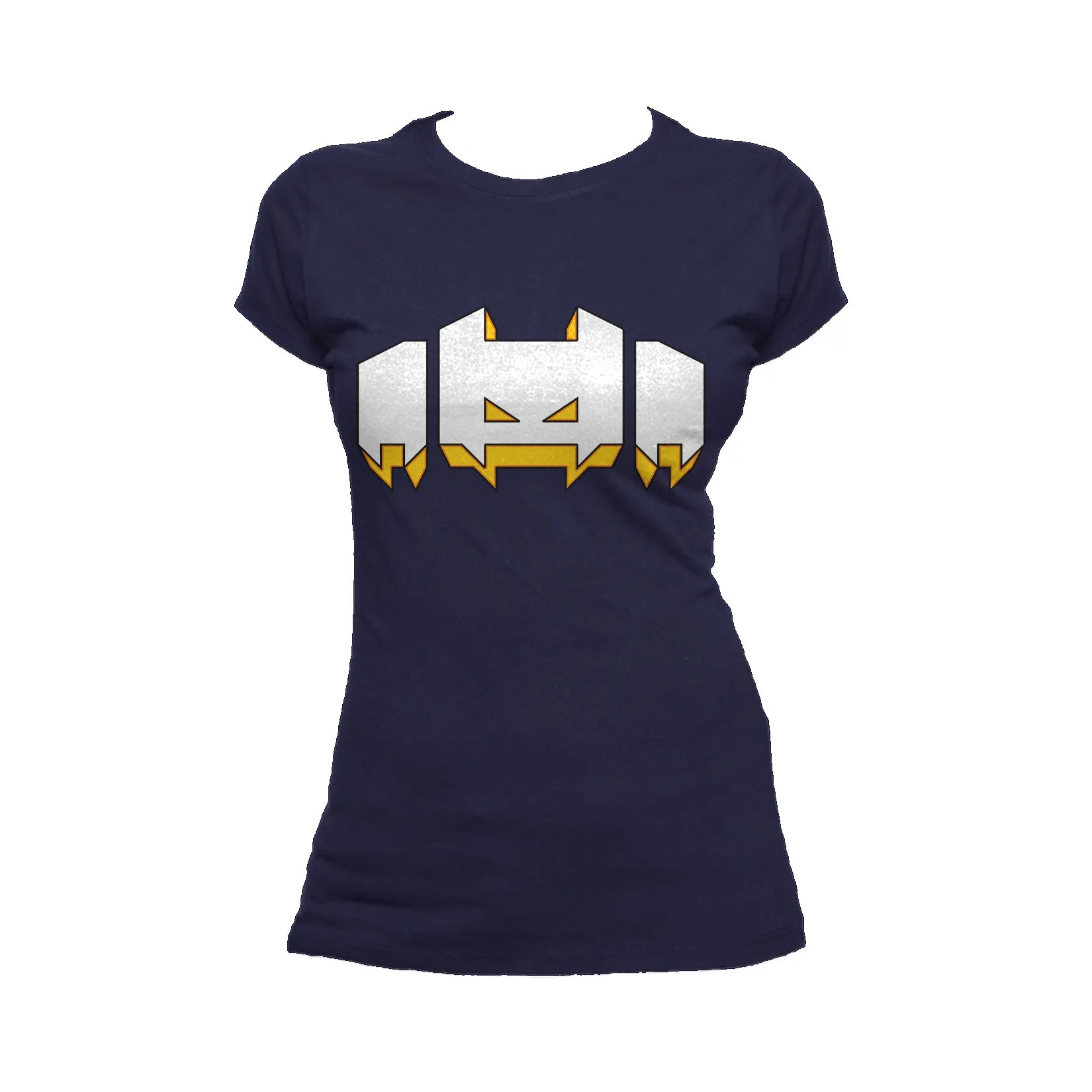 US Brand X Sci Funk Hungry Invader Official Women's T-Shirt (Navy)
