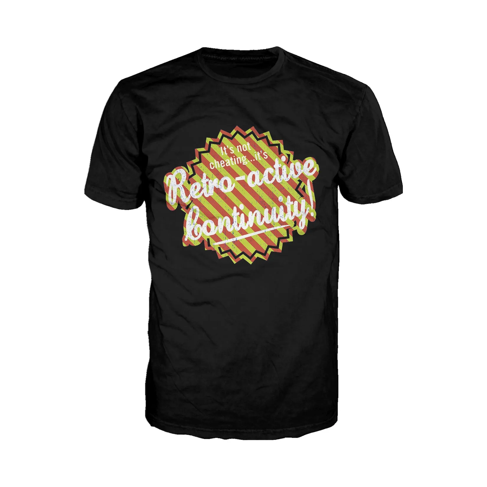 US Brand X Sci Funk Retcon Colour Official Men's T-Shirt (Black)