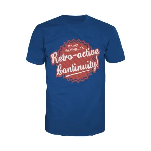 US Brand X Sci Funk Retcon Colour Official Men's T-Shirt (Blue)