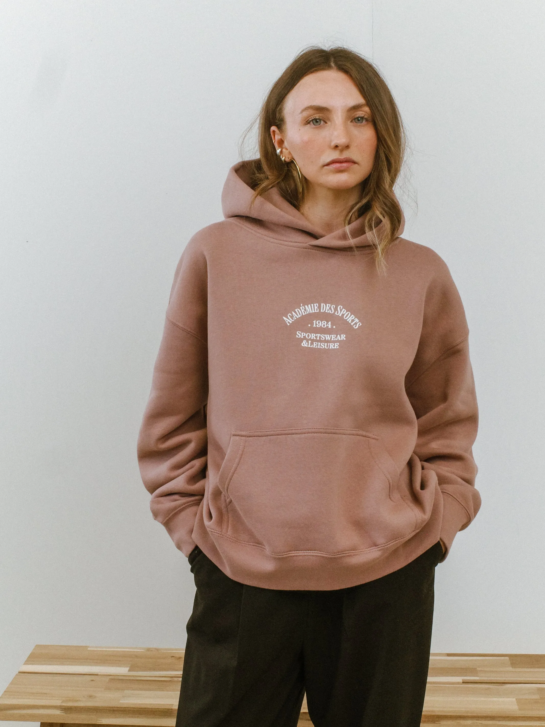 Vice 84 WMNS 'Académie des Sports' Hoodie - Clay