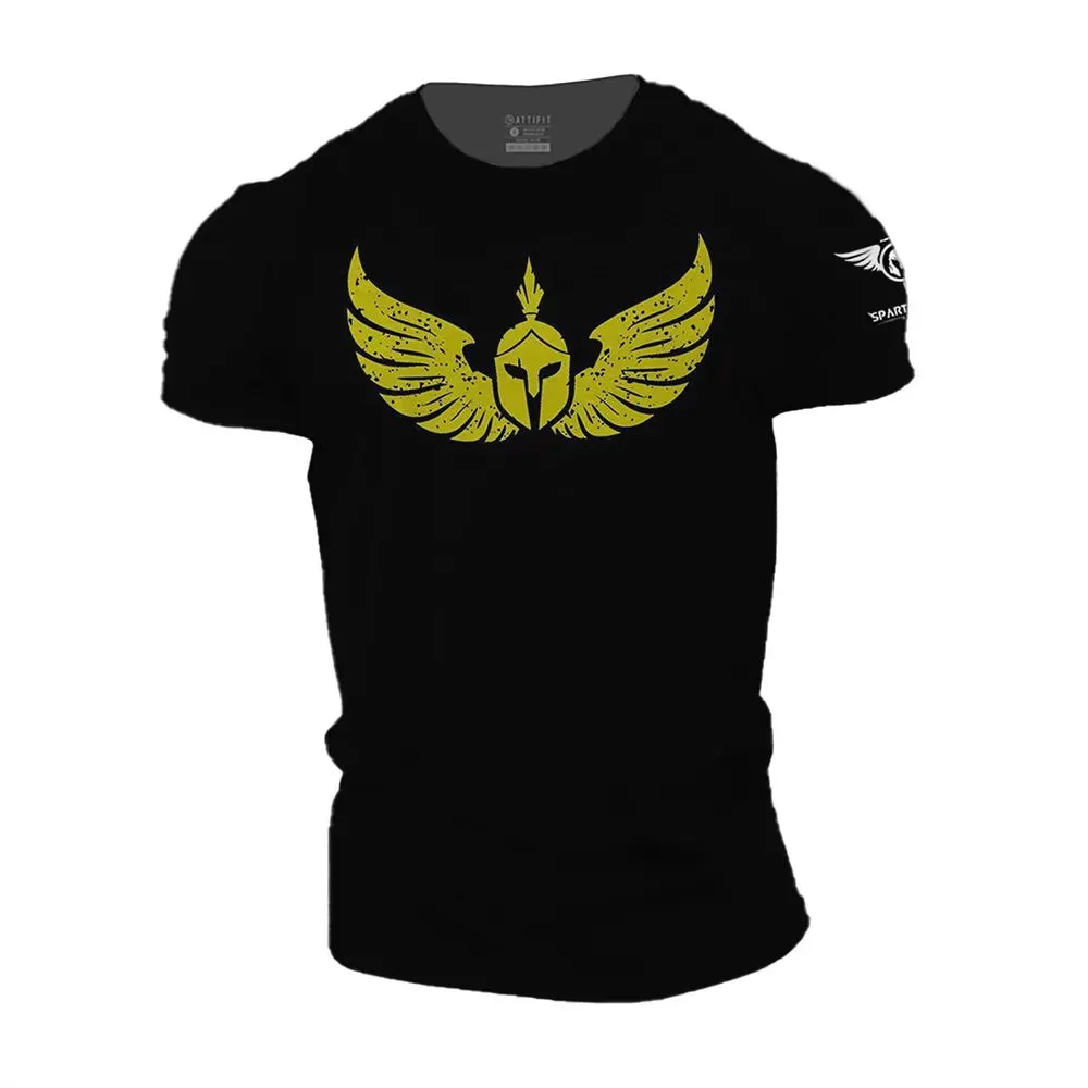 Vintage Spartan 3D Print T-Shirt Summer Oversized Streetwear Tee