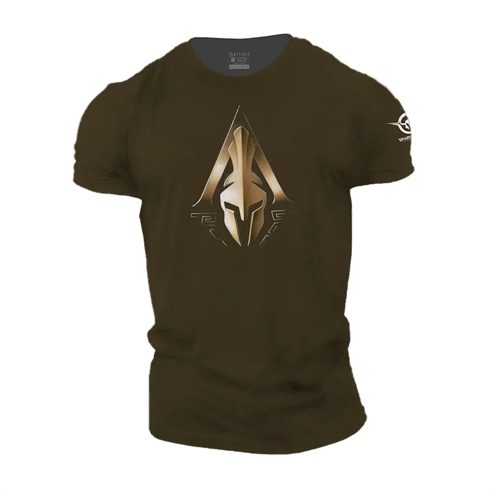Vintage Spartan 3D Print T-Shirt Summer Oversized Streetwear Tee