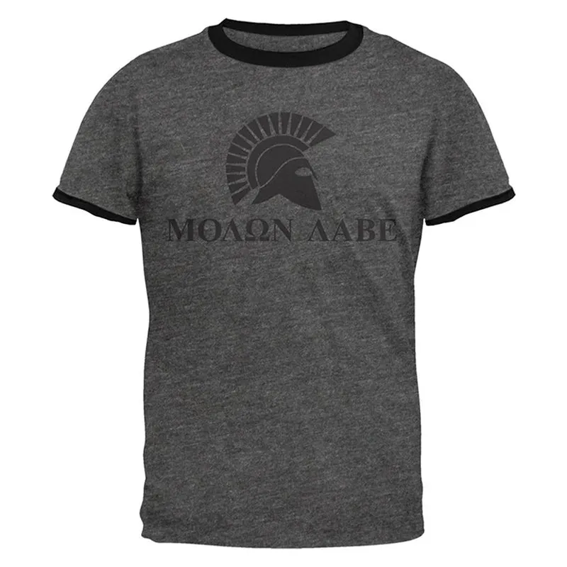 Vintage Spartan 3D Print T-Shirt Summer Oversized Streetwear Tee