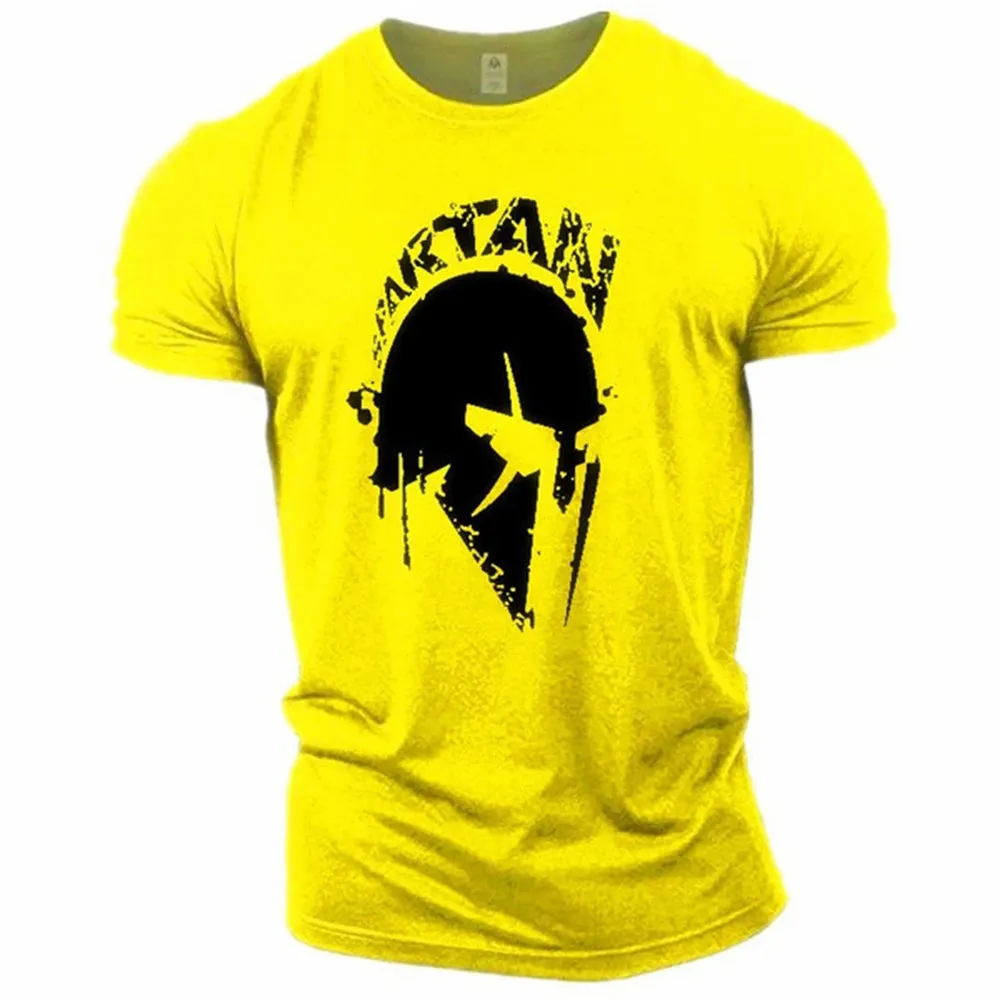 Vintage Spartan 3D Print T-Shirt Summer Oversized Streetwear Tee