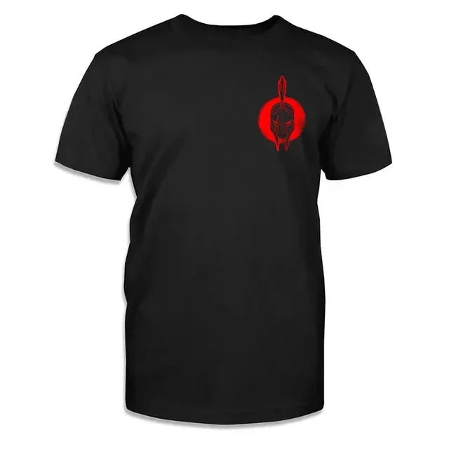 Vintage Spartan 3D Print T-Shirt Summer Oversized Streetwear Tee