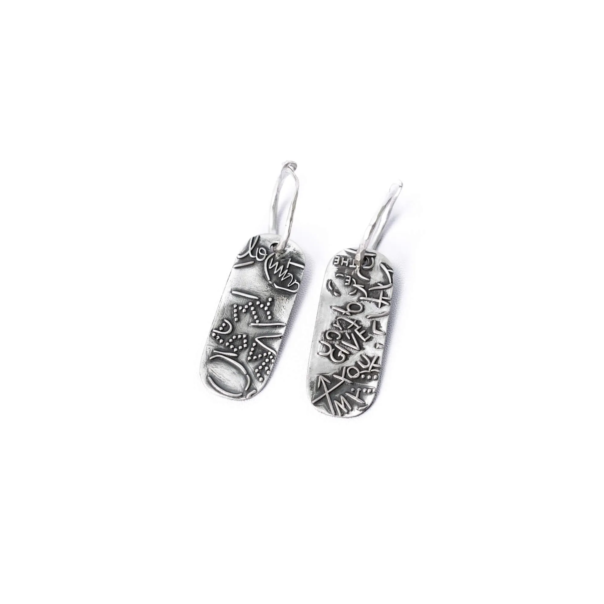 Werkstatt München Urban Traces Hoop Earrings