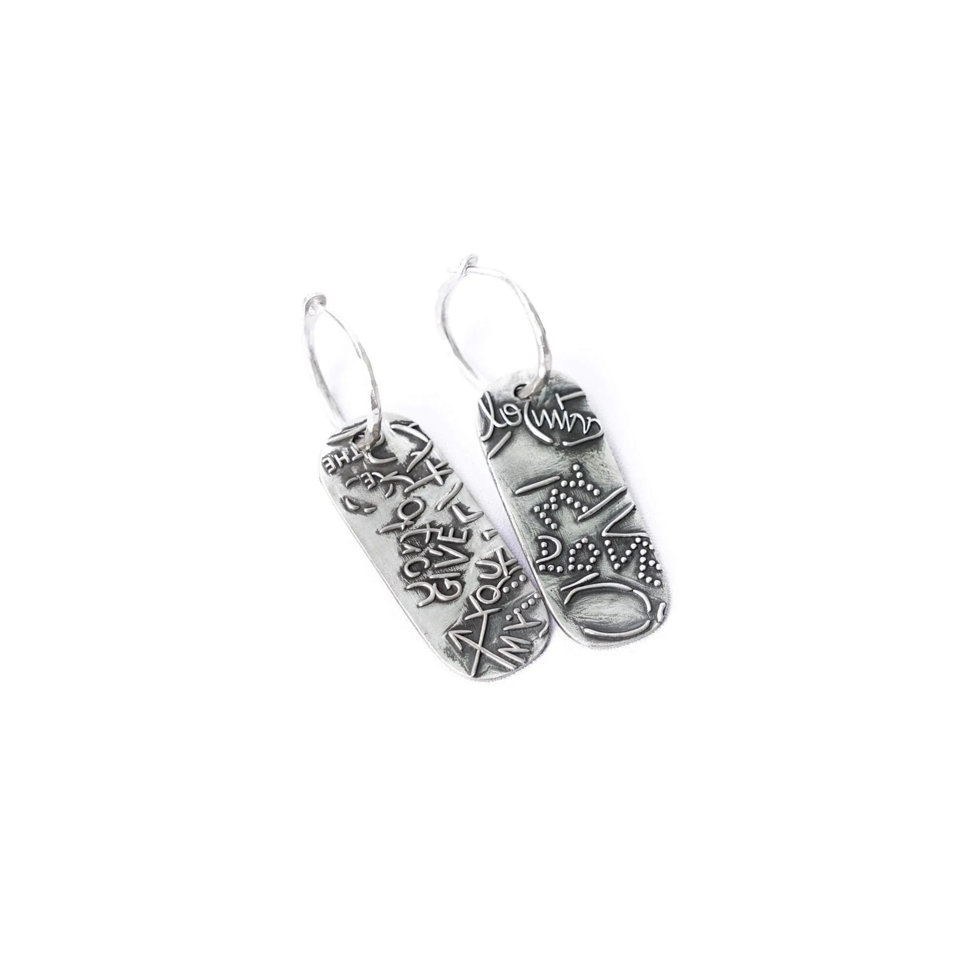 Werkstatt München Urban Traces Hoop Earrings