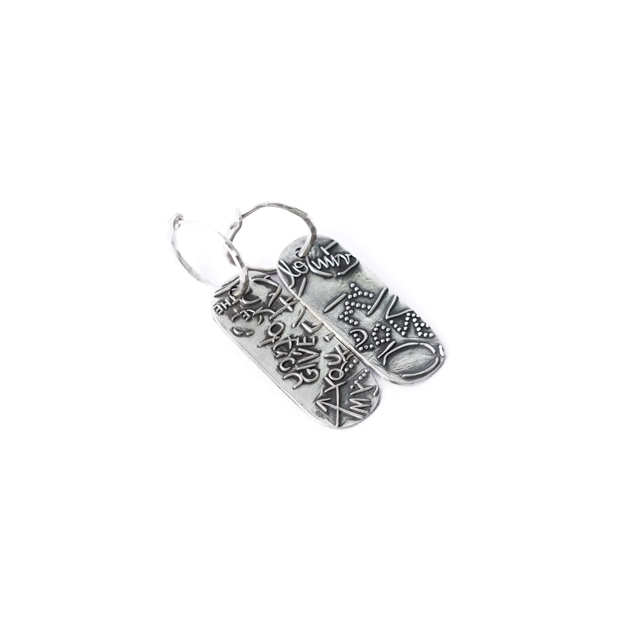 Werkstatt München Urban Traces Hoop Earrings