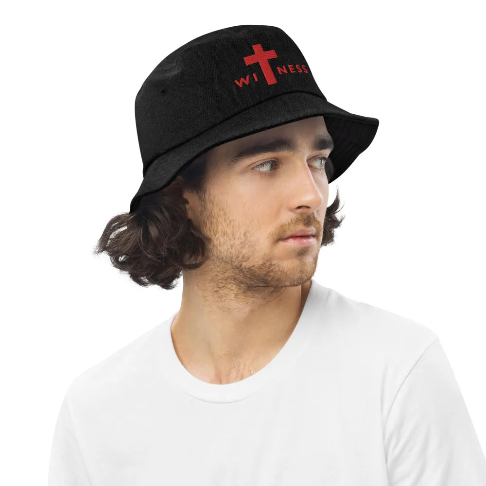 WITNESS H | Premium FAITH Design CLASSIC Denim Bucket Hat