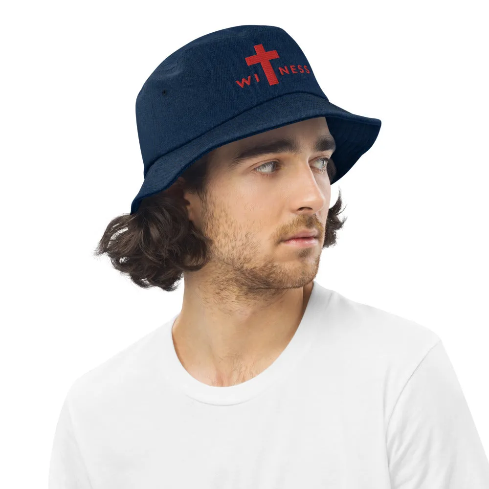 WITNESS H | Premium FAITH Design CLASSIC Denim Bucket Hat