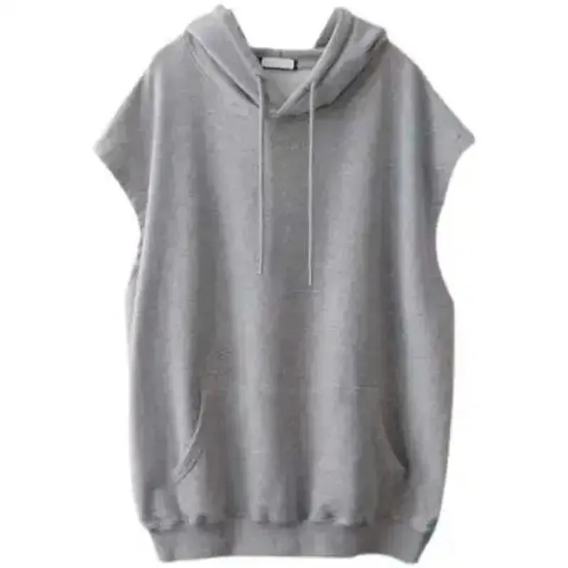 Women’s Sleeveless Hoodie Sweatshirt | Drawstring Pullover Vest with Pockets | Sporty Casual Hooded Top
