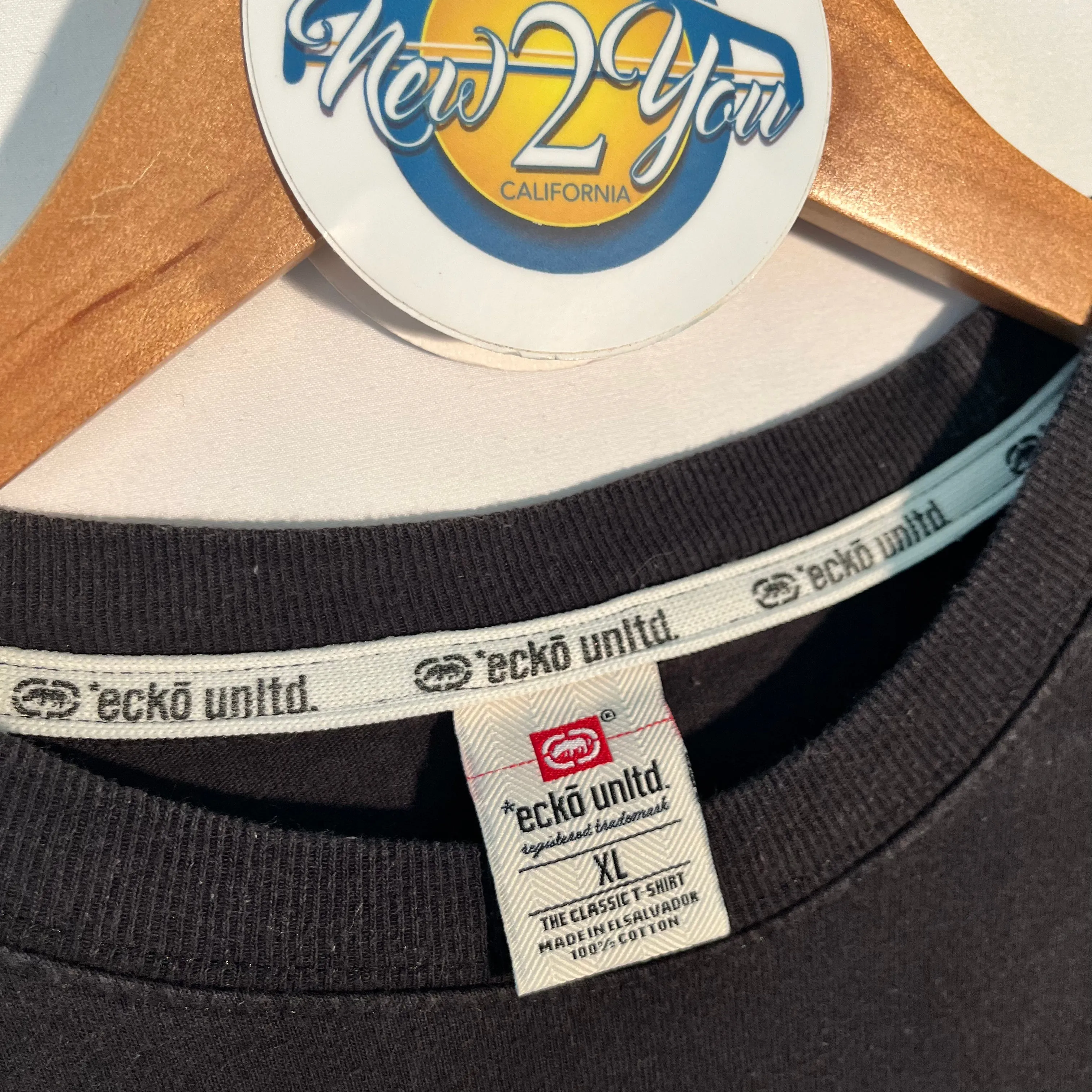 Y2K Ecko Unltd 'Rhyme & Reason' Graphic Tee - Black