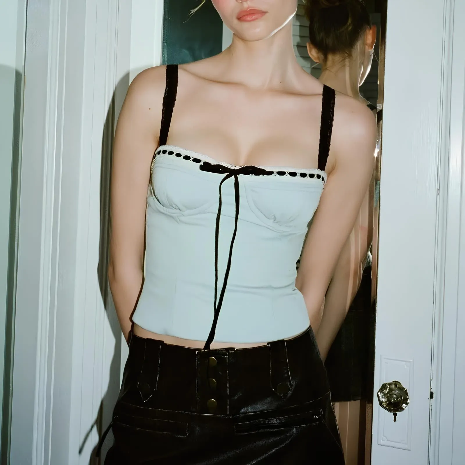 Y2K Lace Bandage Slip Tank – Bold, Sexy & Trendy