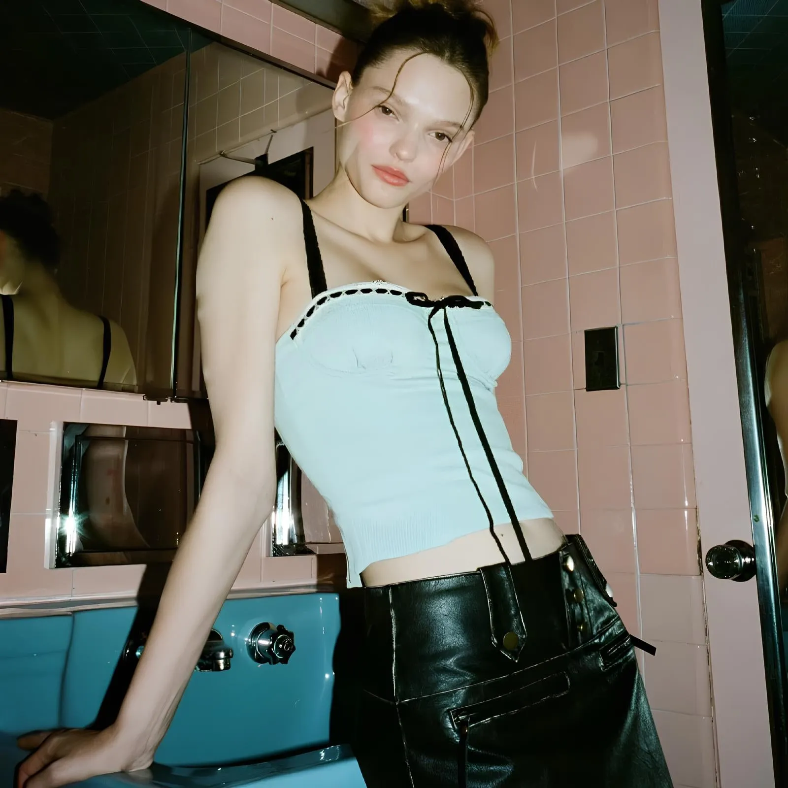 Y2K Lace Bandage Slip Tank – Bold, Sexy & Trendy