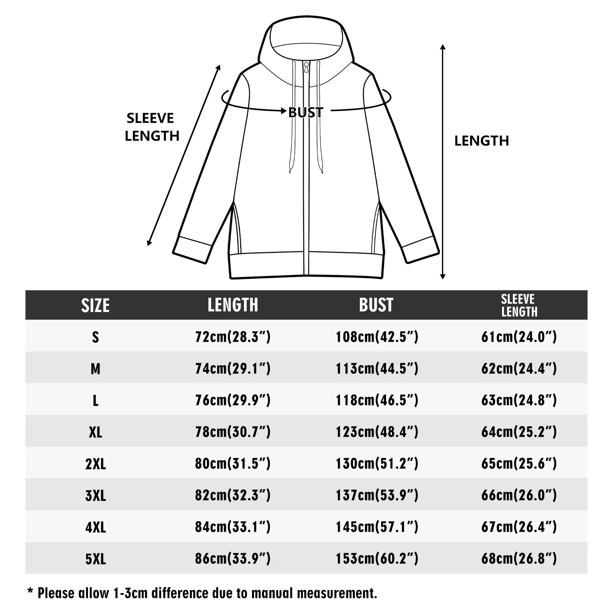 YAHWEH FOREVER- Adult Full Zip Turtleneck Hoodie Streetwear, Free Shipping