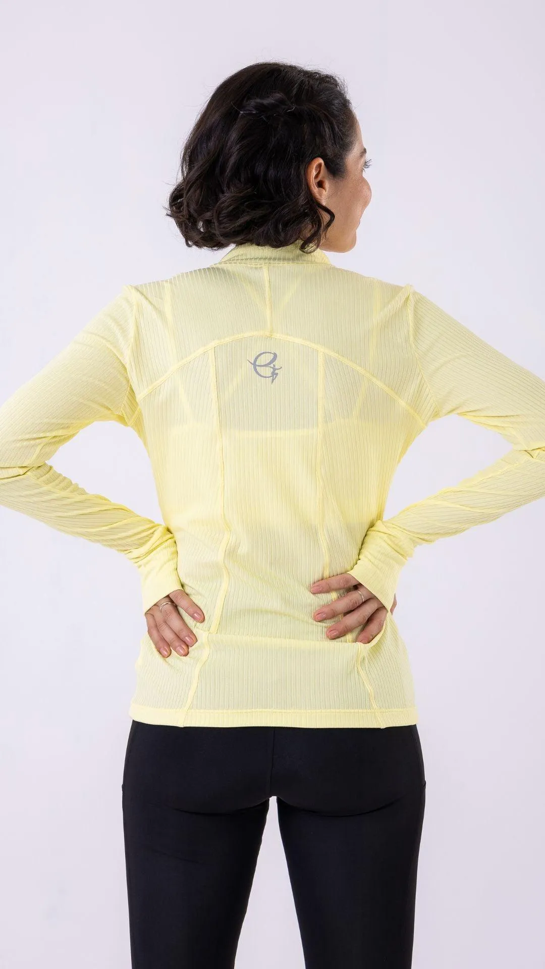 Yellow Ribbed Muse Jacket