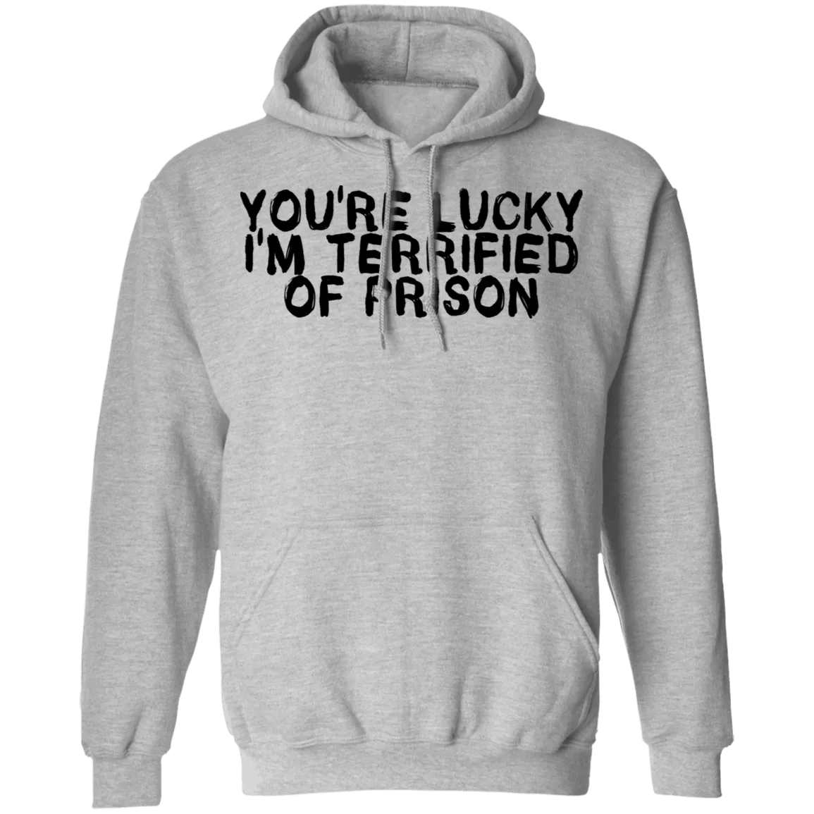 You're Lucky I'm Terrified Of Prison T-Shirt