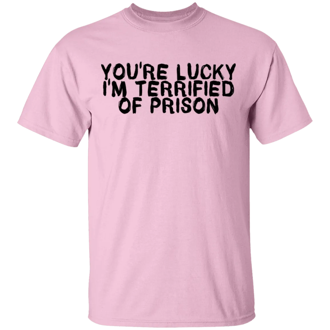 You're Lucky I'm Terrified Of Prison T-Shirt