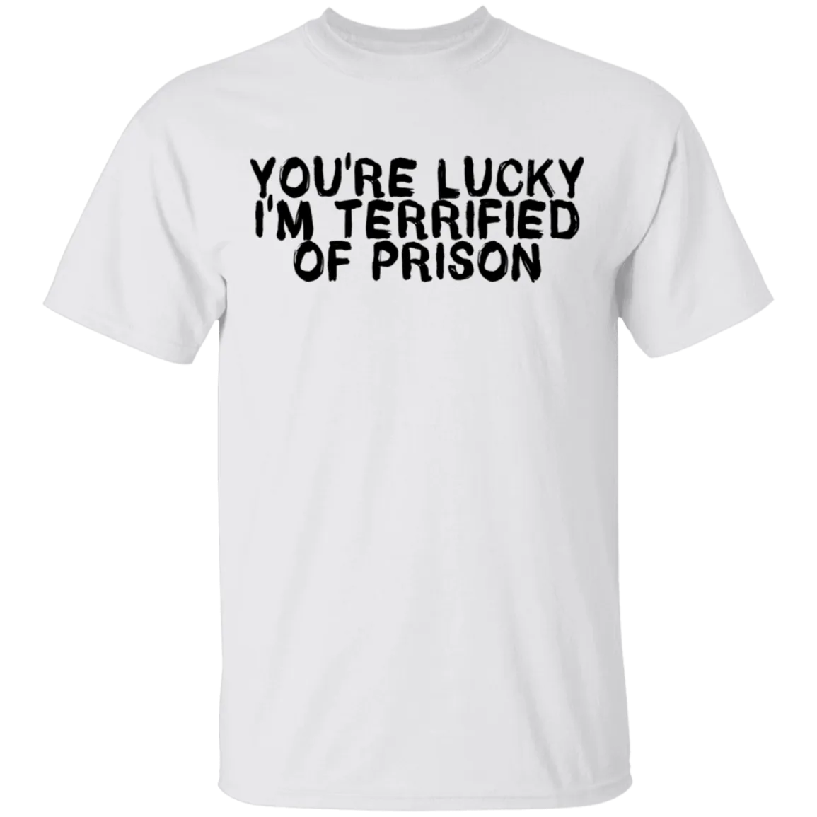 You're Lucky I'm Terrified Of Prison T-Shirt